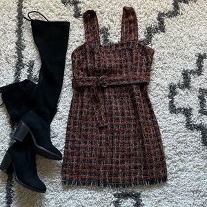 Bershka Tweed Dress